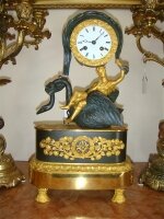 104. Антикварные Часы. Около 1840 года. 45x25x12 см. Цена 4000 евро