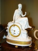 107. Антикварные Каминные часы. 19 век.