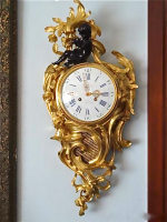 110. Антикварные Настенные часы-картель. 19 век. 80x38 см. Цена 8000 евро
