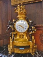 89. Антикварные Часы. Франция. 19 век. 44х25х70 см. Цена 8000 евро