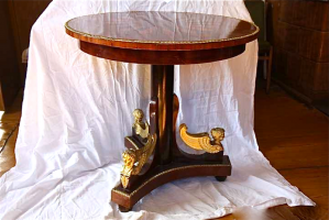 23. Антикварный Гарнитур: диван, кресло, стол. 1850 год. Цена 5000 евро. №3
