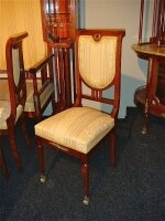 203. Салон - комплект антикварной мебели для гостинной: зеркало, диван, 2 кресла, 4 стула. Около 1900 г. Цена 10000 евро.