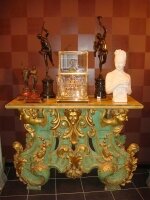 306. Антикварный Стол. 18-19 век. 130х58х102 см. Цена 8000 евро