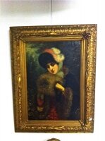 15. Антикварная Картина, 19 век. Холст, масло. 103x79 см. Цена 4400 евро.