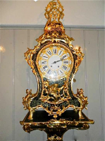 64. Антикварные Часы Буль с консолью. 18 век.
