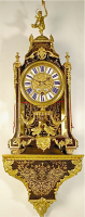65. Антикварные Часы Буль с консолью. XVIII век.