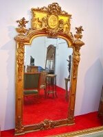 14. Антикварное Зеркало. 19 век. 240x128x13 см. Цена 9000 евро.
