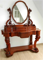 4. Антикварный Туалетный столик с зеркалом. 19 век.