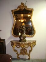 Антикварная Консоль с зеркалом. 19 век. Цена 7500 евро